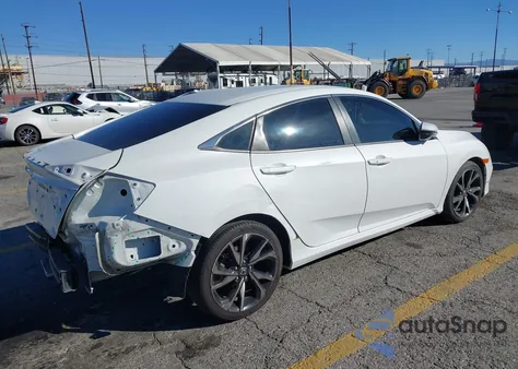 2019 Honda Civic Sport из США, поврежденный, VIN 2HGFC2F83KH548181